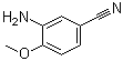 3-Amino-4-methoxybenzonitrile molecular structure (CAS 60979-25-1)