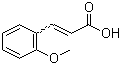structure of CAS# 6099-03-2, 2-Methoxycinnamic acid;3-(2-Methoxyphenyl)acrylic acid