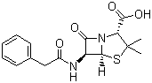 青霉素分子结构 (CAS 61-33-6)