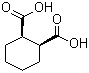 结构式 CAS# 610-09-3, 六氢邻苯二甲酸; 顺式-1,2-环己二酸