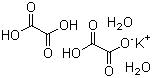 结构式 CAS# 6100-20-5, 草酸三氢钾; 四草酸钾
