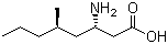 (3S,5R)-3-Amino-5-methyloctanoic acid molecular structure (CAS 610300-07-7)
