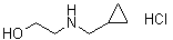 2-[(Cyclopropylmethyl)amino]ethanol hydrochloride molecular structure (CAS 610309-67-6)