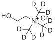 Methyl-D9-choline chloride molecular structure (CAS 61037-86-3)