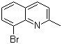 8-Bromo-2-methylquinoline molecular structure (CAS 61047-43-6)