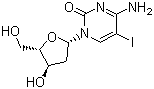 结构式 CAS# 611-53-0, 5-碘-2'-脱氧胞苷