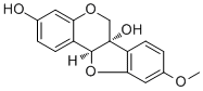 结构式 CAS# 61135-92-0, 6a-羟基美迪紫檀素