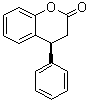 (S)-3,4-Dihydro-4-phenyl-2H-1-benzopyran-2-one molecular structure (CAS 61198-52-5)