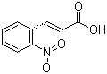 2-硝基肉桂酸分子结构 (CAS 612-41-9)