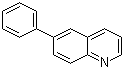 结构式 CAS# 612-95-3, 6-苯基喹啉
