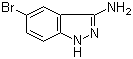 3-Amino-5-bromo-1H-indazole molecular structure (CAS 61272-71-7)