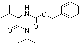 (S)-[1-[[(tert-Butyl)amino]carbonyl]-2-methylpropyl]carbamic acid benzyl ester molecular structure (CAS 61274-17-7)