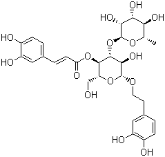 Verbascoside molecular structure (CAS 61276-17-3)