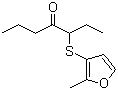 3-(2-甲基-3-呋喃硫基)-4-庚酮分子结构 (CAS 61295-41-8)