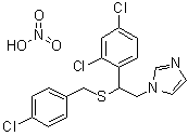 硫康唑硝酸盐分子结构 (CAS 61318-91-0)