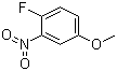 4-氟-3-硝基苯甲醚分子结构 (CAS 61324-93-4)