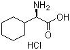 D-环己基甘氨酸盐酸盐分子结构 (CAS 61367-40-6)