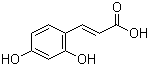 结构式 CAS# 614-86-8, 2,4-二羟基肉桂酸