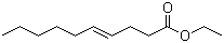 Ethyl 4-decenoate molecular structure (CAS 6142-44-5)