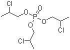 Tris(2-chloropropyl) phosphate molecular structure (CAS 6145-73-9)