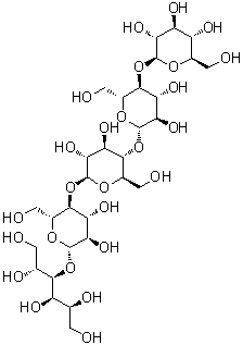 纤维五糖醇分子结构 (CAS 61473-65-2)