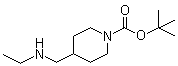 4-[(Ethylamino)methyl]piperidine-1-carboxylic acid tert-butyl ester molecular structure (CAS 614745-80-1)