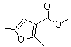 结构式 CAS# 6148-34-1, 2,5-二甲基呋喃-3-羧酸甲酯