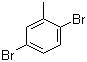 structure of CAS# 615-59-8, 2,5-Dibromotoluene;1,4-Dibromo-2-methyl-benzene