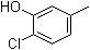 结构式 CAS# 615-74-7, 2-氯-5-甲基苯酚