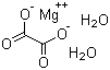 structure of CAS# 6150-88-5, Magnesium oxalate dihydrate;Oxalic acid magnesium salt dihydrate
