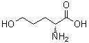 5-羟基-D-正缬氨酸分子结构 (CAS 6152-90-5)