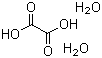 Oxalic acid dihydrate molecular structure (CAS 6153-56-6)