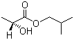 结构式 CAS# 61597-96-4, (R)-乳酸异丁酯; D-乳酸异丁酯; (R)-2-羟基丙酸 2-甲基丙酯