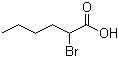 结构式 CAS# 616-05-7, 2-溴己酸