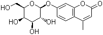 4-Methylumbelliferyl beta-D-galactoside molecular structure (CAS 6160-78-7)