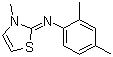 螨蜱胺分子结构 (CAS 61676-87-7)