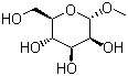 甲基 alpha-D-甘露糖苷分子结构 (CAS 617-04-9)