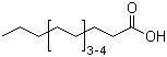 Coconut oil fatty acid molecular structure (CAS 61788-47-4)