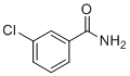 3-氯苯甲酰胺分子结构 (CAS 618-48-4)