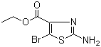 structure of CAS# 61830-21-5, Ethyl 2-amino-5-bromothiazole-4-carboxylate;2-Amino-5-bromothiazole-4-carboxylic acid ethyl ester