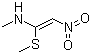 N-甲基-1-甲硫基-2-硝基乙烯胺分子结构 (CAS 61832-41-5)