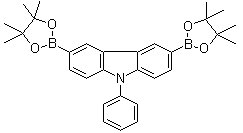 9-Phenyl-3,6-bis(4,4,5,5-tetramethyl-1,3,2-dioxaborolan-2-yl)-9H-carbazole molecular structure (CAS 618442-57-2)
