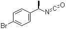 (R)-1-溴-4-(1-异氰酸基乙基)苯分子结构 (CAS 618461-78-2)