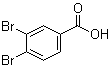 3,4-Dibromobenzoic acid molecular structure (CAS 619-03-4)