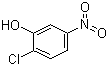 2-氯-5-硝基苯酚分子结构 (CAS 619-10-3)