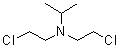 N,N-Bis(2-chloroethyl)-2-propanamine molecular structure (CAS 619-34-1)