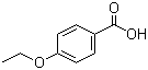 对乙氧基苯甲酸分子结构 (CAS 619-86-3)