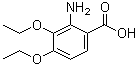 2-氨基-3,4-二乙氧基苯甲酸分子结构 (CAS 61948-72-9)