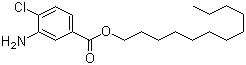 structure of CAS# 6195-20-6, Dodecyl 3-amino-4-chlorobenzoate;3-Amino-4-chlorobenzoic acid dodecyl ester