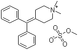 结构式 CAS# 62-97-5, 甲硫二苯马尼; 二苯马尼甲硫酸盐; N,N-二甲基-4-哌啶亚基-1,1-二苯甲烷甲基硫酸盐